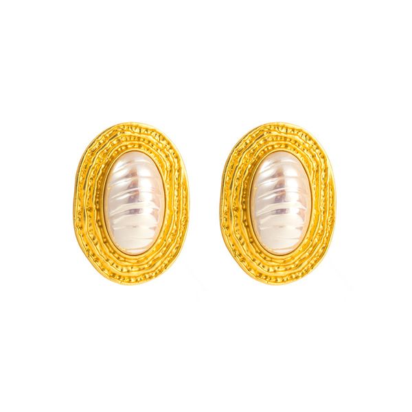 vintage oval pearl stud earrings for women luxury frence style pearl jewelry statement ear rings studs female jewellry, Golden;silver
vintage oval pearl stud earrings for women luxury frence style pearl jewelry statement ear rings studs female jewellry, Golden;silver