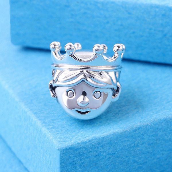 925 sterling silver precious prince bead fits european jewelry pandora style charm bracelets, Black
925 sterling silver precious prince bead fits european jewelry pandora style charm bracelets, Black