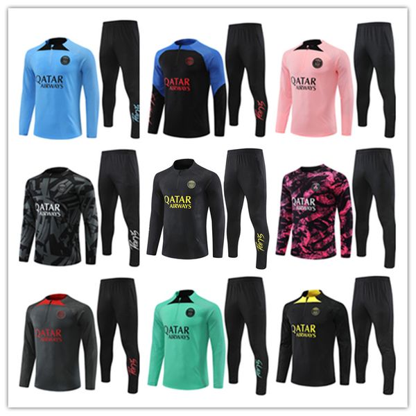 22 23 paris tracksuits training 2022 2023 psgs chandal mbappe kit survetement foot tuta jacket retro futbol soccer tracksuit football men an, Black
22 23 paris tracksuits training 2022 2023 psgs chandal mbappe kit survetement foot tuta jacket retro futbol soccer tracksuit football men an, Black