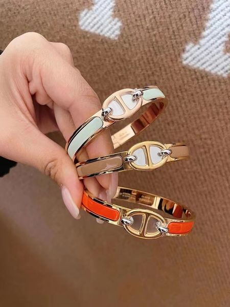 designer bracelets women's bangle bracelet for woman pig nose senior sense exquisite gold bracelets for men enamel temperament gold ban, Black
designer bracelets women's bangle bracelet for woman pig nose senior sense exquisite gold bracelets for men enamel temperament gold ban, Black
