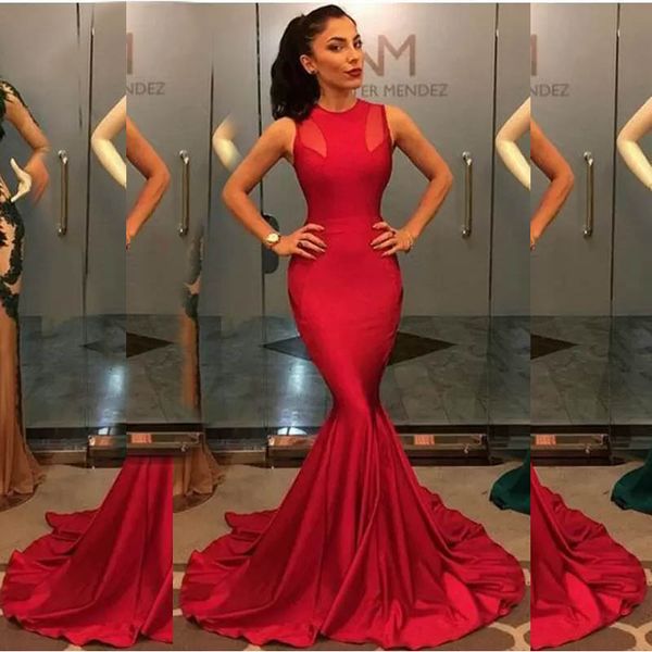 new red lycra mermaid evening dresses jewel evening gown womens formal dresses for party, Black;red
new red lycra mermaid evening dresses jewel evening gown womens formal dresses for party, Black;red