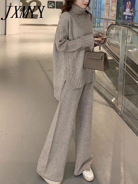 women's two piece pants jxmyy sweater set women tracksuit spring autumn knitted suits 2 warm turtleneck pullovers wide legs 230301, White
women's two piece pants jxmyy sweater set women tracksuit spring autumn knitted suits 2 warm turtleneck pullovers wide legs 230301, White