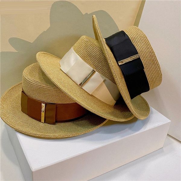 high-quality handmade flat straw hats for women spring summer fashion fedora hat holiday beach sun hat, Blue;gray
high-quality handmade flat straw hats for women spring summer fashion fedora hat holiday beach sun hat, Blue;gray