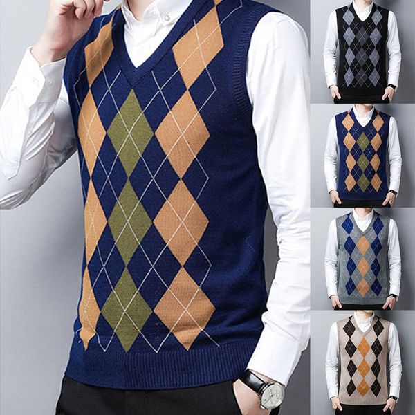 men's vests sleeveless sweater men pullover vest slim jumpers knitting patterns autumn casual clothing men tank vneck woolen sweater 23, Black;white
men's vests sleeveless sweater men pullover vest slim jumpers knitting patterns autumn casual clothing men tank vneck woolen sweater 23, Black;white