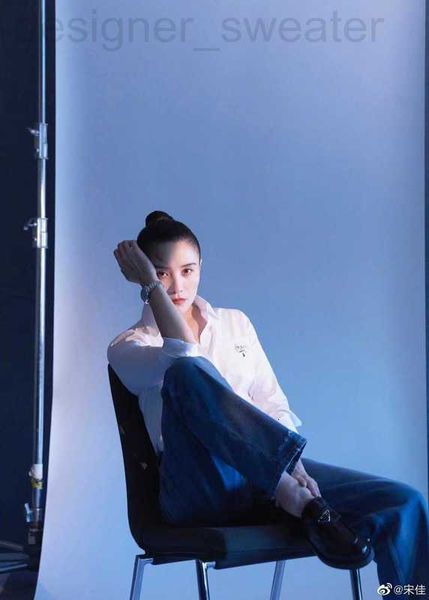 women's blouses & shirts designer 23 spring/summer new leisure fashion letter printing slim shirt 1liw, White
women's blouses & shirts designer 23 spring/summer new leisure fashion letter printing slim shirt 1liw, White