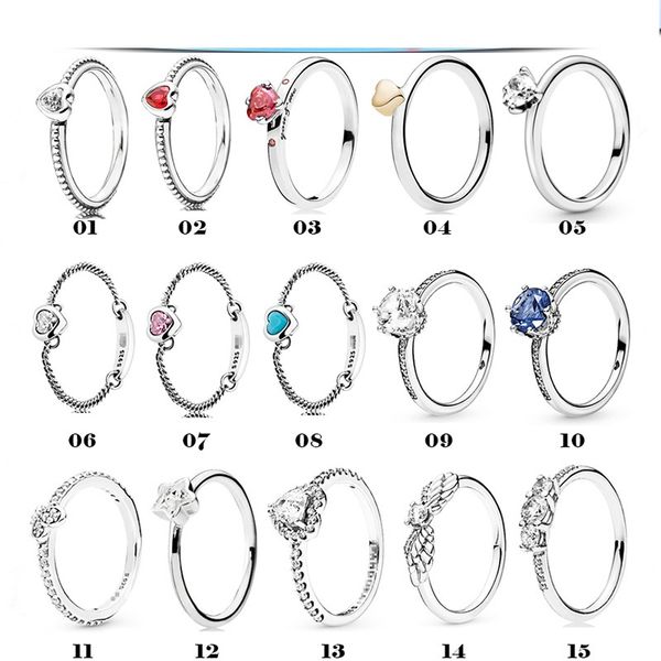 925 silver rings new designer white sapphire gems heart ring for women female, Golden;silver
925 silver rings new designer white sapphire gems heart ring for women female, Golden;silver
