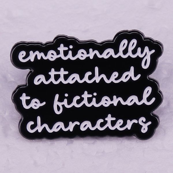 emotionally attached to fictional characters pin cute anime movies games hard enamel pins collect metal cartoon brooch, Blue
emotionally attached to fictional characters pin cute anime movies games hard enamel pins collect metal cartoon brooch, Blue