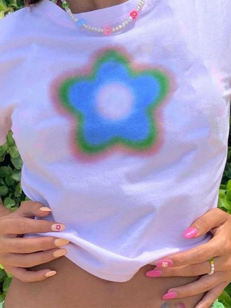 women's t-shirt y2k kawaii female clothes girl tee egirl flower graphic print cropped sweet harajuku aesthetic short sleeve tshirt z030, White
women's t-shirt y2k kawaii female clothes girl tee egirl flower graphic print cropped sweet harajuku aesthetic short sleeve tshirt z030, White