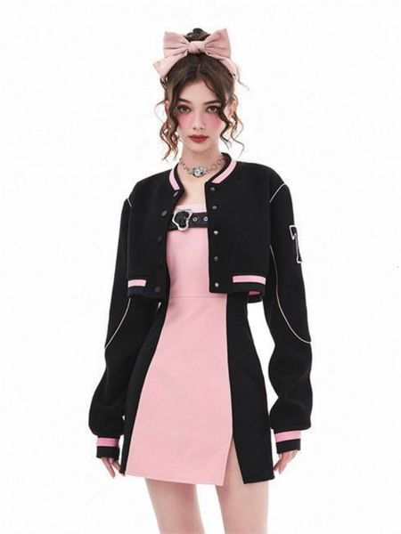 womens jackets y2k two piece dresses sets casual loose cropped tube contrast patchwork mini dress fashion autumn harajuku 230301, Black;brown
womens jackets y2k two piece dresses sets casual loose cropped tube contrast patchwork mini dress fashion autumn harajuku 230301, Black;brown