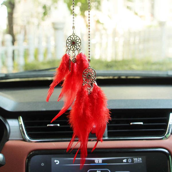 interior decorations car hand-woven feather dream catcher ornaments ethnic style wind chimes home styling decoration pendant r230228
interior decorations car hand-woven feather dream catcher ornaments ethnic style wind chimes home styling decoration pendant r230228