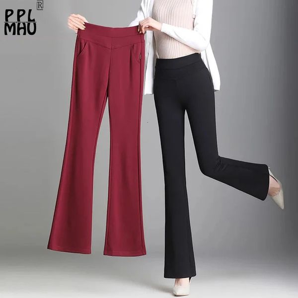 women's pants capris elegant skinny stretch flare pants office lady fashion elastic high waist bell bottom pant women spring ankle leng, Black;white
women's pants capris elegant skinny stretch flare pants office lady fashion elastic high waist bell bottom pant women spring ankle leng, Black;white