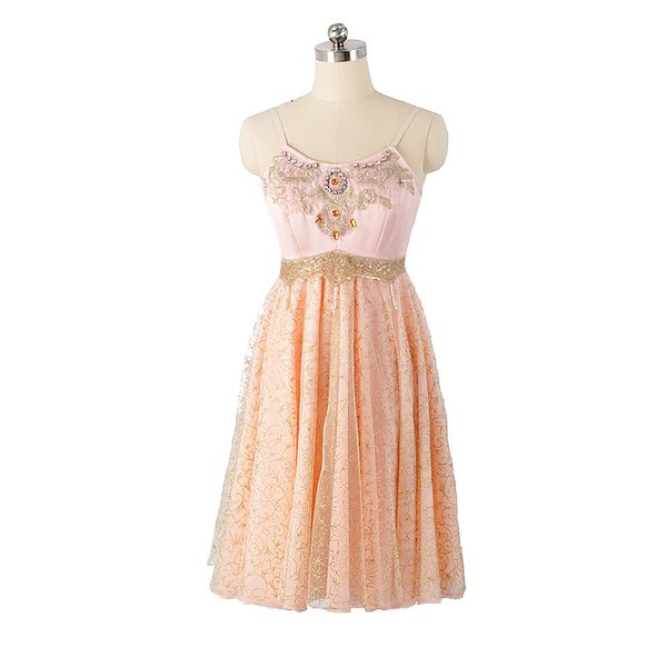 stage wear girls peach gold professional ballet stage costume competition dresses inelastic satin pink for girls jnbl201, Black;red
stage wear girls peach gold professional ballet stage costume competition dresses inelastic satin pink for girls jnbl201, Black;red