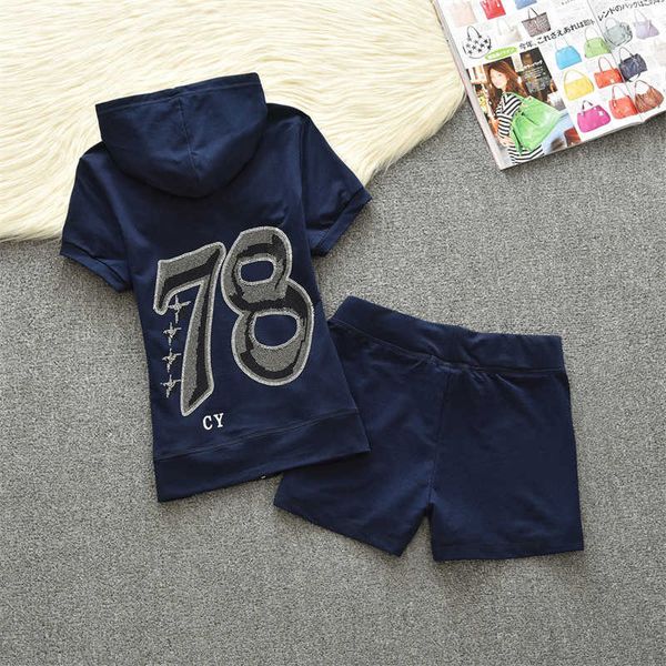 tracksuit two piece pants back letters embroidery short sleeve hooded elastic-waisted casual shorts 6 colors clothing women fashion, White
tracksuit two piece pants back letters embroidery short sleeve hooded elastic-waisted casual shorts 6 colors clothing women fashion, White