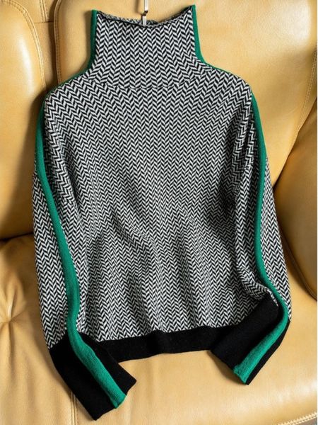 women's sweaters winter women's turtleneck sweater warm pullover elegant loose casual women's retro contrast color 230301, White;black
women's sweaters winter women's turtleneck sweater warm pullover elegant loose casual women's retro contrast color 230301, White;black