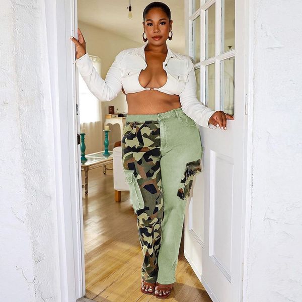 women's jeans aniow camo patchwork denim pants big pocket hight waist casual trousers y2k street green camouflage for women 230301, Blue
women's jeans aniow camo patchwork denim pants big pocket hight waist casual trousers y2k street green camouflage for women 230301, Blue