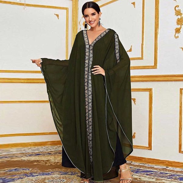 women's casual dresses autumn 2023 muslim dubai arab embroidery suit women's side style (), Black;gray
women's casual dresses autumn 2023 muslim dubai arab embroidery suit women's side style (), Black;gray