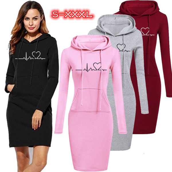 women's hoodies sweatshirts women fashion hooded sweater dress autumn and winter long sleeve hoodie slim fit pullovers sweatshirt 23030, Black
women's hoodies sweatshirts women fashion hooded sweater dress autumn and winter long sleeve hoodie slim fit pullovers sweatshirt 23030, Black