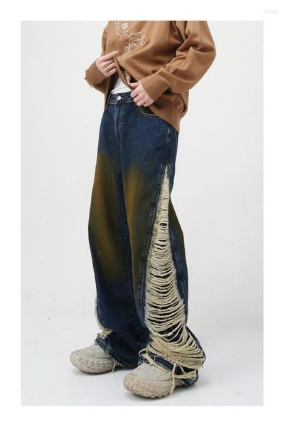 mens jeans y2k men korean vintage streetwear baggy high waisted straight wide leg pants denim trousers for women, Blue
mens jeans y2k men korean vintage streetwear baggy high waisted straight wide leg pants denim trousers for women, Blue