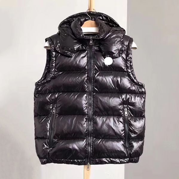 designer mens down vests womens stand collar down vest winter jacket embroidered chest badge warm outerwear jackets, Black;white
designer mens down vests womens stand collar down vest winter jacket embroidered chest badge warm outerwear jackets, Black;white