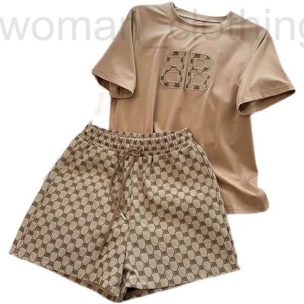 designer high-quality womens tracksuits cotton girls womens two-piece short sleeve fashion t-shirt letter embroidery design sense of niche s, Gray
designer high-quality womens tracksuits cotton girls womens two-piece short sleeve fashion t-shirt letter embroidery design sense of niche s, Gray