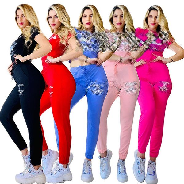 j2704 fashion letter printed solid color tracksuits for women short sleeve o-neck crop tshirt and sports pants brand 2 piece sets, Gray
j2704 fashion letter printed solid color tracksuits for women short sleeve o-neck crop tshirt and sports pants brand 2 piece sets, Gray