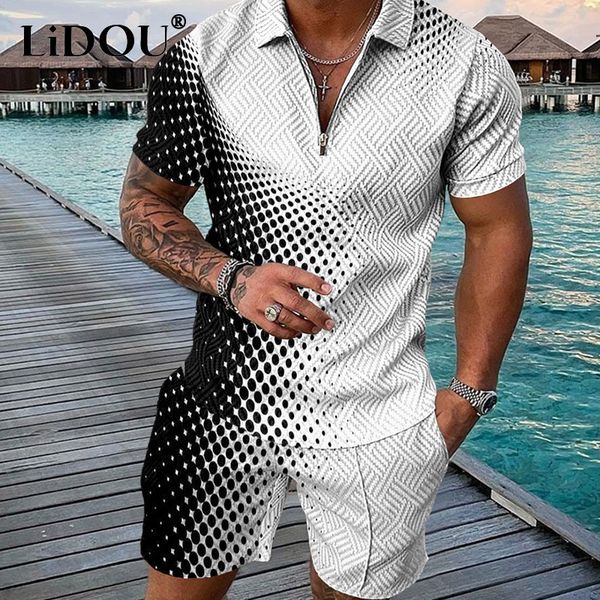 mens tracksuits summer fashion sports trend polka dot print leisure suit polo neck zipper short sleeved shorts vintage twopiece sets 230228, Gray
mens tracksuits summer fashion sports trend polka dot print leisure suit polo neck zipper short sleeved shorts vintage twopiece sets 230228, Gray