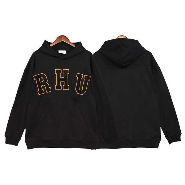 meichao correct ins version of rhude high street casual letter sticker towel embroidery loose hoodie sweater, Black
meichao correct ins version of rhude high street casual letter sticker towel embroidery loose hoodie sweater, Black