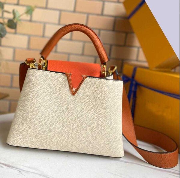 women handbag shoulder bags grained genuine leather crossbody colorblock tote bag wide strap removable classic letter snap hook high 5a
women handbag shoulder bags grained genuine leather crossbody colorblock tote bag wide strap removable classic letter snap hook high 5a