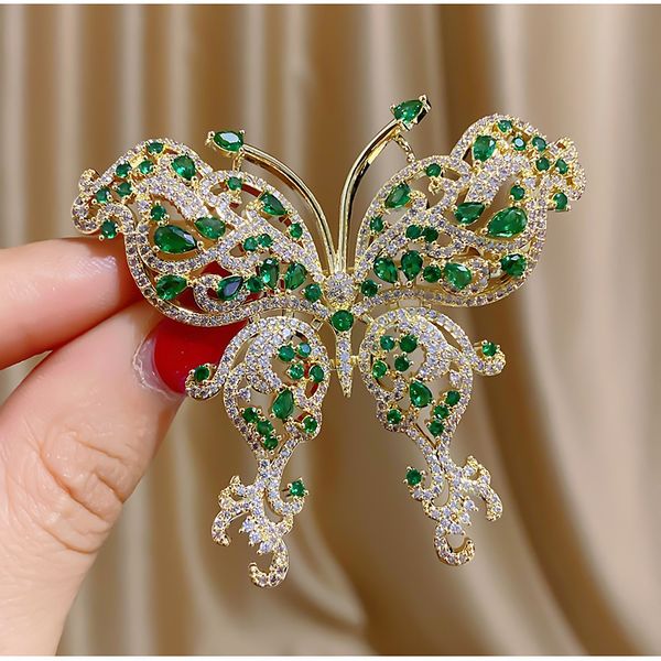 pins brooches elegant zircon green butterfly atmospheric fashion animal insect pin for woman coat clothing accessories corsage 230228, Gray
pins brooches elegant zircon green butterfly atmospheric fashion animal insect pin for woman coat clothing accessories corsage 230228, Gray