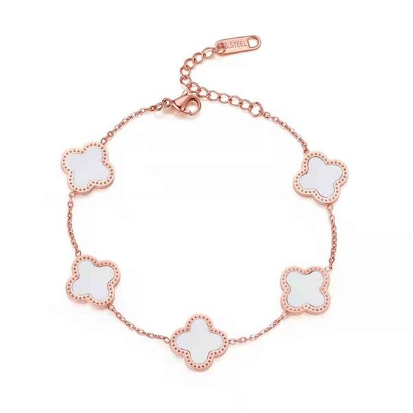 fashion jewelry lucky ladi four leaf clover bracelet 18k gold plated stainls steel bracelet272i, Golden;silver
fashion jewelry lucky ladi four leaf clover bracelet 18k gold plated stainls steel bracelet272i, Golden;silver