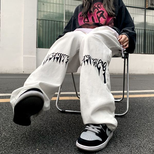 women's jeans letter print baggy vintage street hip hop high waisted clothing casual straight woman pants 230301, Blue
women's jeans letter print baggy vintage street hip hop high waisted clothing casual straight woman pants 230301, Blue