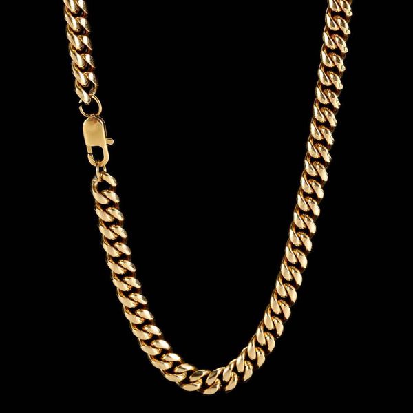 hiphop necklaces pendants 6mm chains european and american stainless steel round grinding encryption cuban chain genuine gold plated titaniu, Silver
hiphop necklaces pendants 6mm chains european and american stainless steel round grinding encryption cuban chain genuine gold plated titaniu, Silver