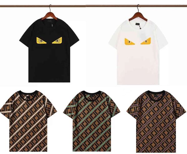 men's fend 2023 fashion fendyity t-shirts 2023 casual man womens loose tees with letters print short sleeves summer designer luxury me, White;black 
men's fend 2023 fashion fendyity t-shirts 2023 casual man womens loose tees with letters print short sleeves summer designer luxury me, White;black