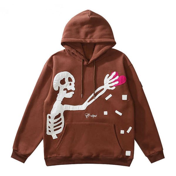 womens harajuku pullover winter hip hop streetwear hoodie sweatshirt skeleton patch fleece hooded cotton brown clothing, Black
womens harajuku pullover winter hip hop streetwear hoodie sweatshirt skeleton patch fleece hooded cotton brown clothing, Black