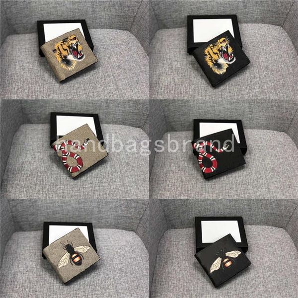 luxurys designers men animal short wallet leather black snake tiger bee wallets women short style purse wallet card holders with g279m, Red;black
luxurys designers men animal short wallet leather black snake tiger bee wallets women short style purse wallet card holders with g279m, Red;black