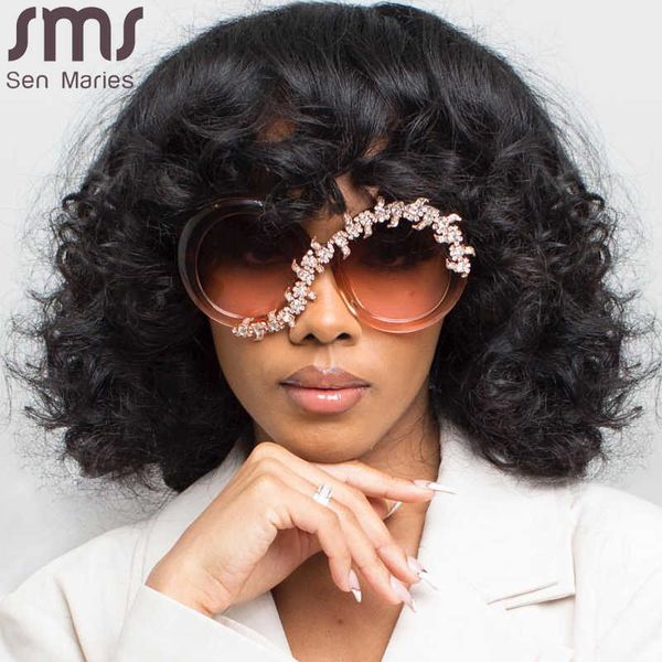 sunglasses diamond round sunglasses women 2021 female luxury sunglasses women brand designer eyewear men big vintage shades glasses uv400j23, White;black
sunglasses diamond round sunglasses women 2021 female luxury sunglasses women brand designer eyewear men big vintage shades glasses uv400j23, White;black