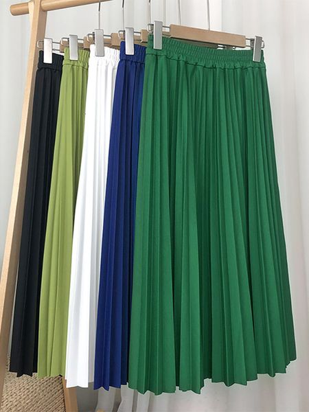 skirts croysier skirts for women fashion elegant elastic high waist basic pleated skirt solid casual a line summer midi skirt 230301, Black
skirts croysier skirts for women fashion elegant elastic high waist basic pleated skirt solid casual a line summer midi skirt 230301, Black