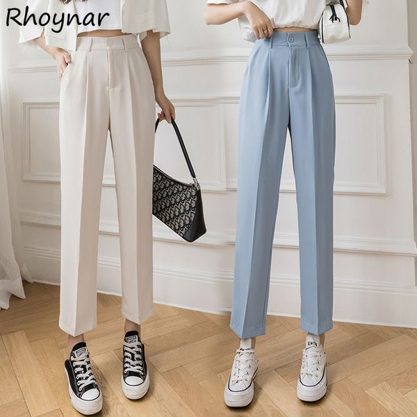 women's pants capris pants women 4 colors ankle-length trousers elegant solid daily minimalist est harajuku all-match ulzzang students, Black;white
women's pants capris pants women 4 colors ankle-length trousers elegant solid daily minimalist est harajuku all-match ulzzang students, Black;white