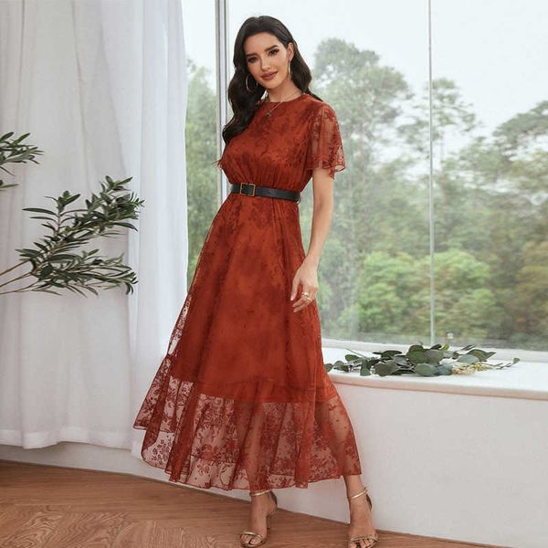 women's casual dresses zty-85 round neck short sleeve ruffle high waist skirt embroidered dresses, Black;gray
women's casual dresses zty-85 round neck short sleeve ruffle high waist skirt embroidered dresses, Black;gray