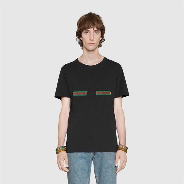 2021 summer european made in italy stripe logo print tee luxury spring high street cotton t-shirts men women fashion breathable ts271e, White;black
2021 summer european made in italy stripe logo print tee luxury spring high street cotton t-shirts men women fashion breathable ts271e, White;black