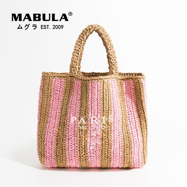 evening bags mabula luxury design striped shoulder bags women summer beach straw bag large capacity casual female eco friendly handbags 2302
evening bags mabula luxury design striped shoulder bags women summer beach straw bag large capacity casual female eco friendly handbags 2302