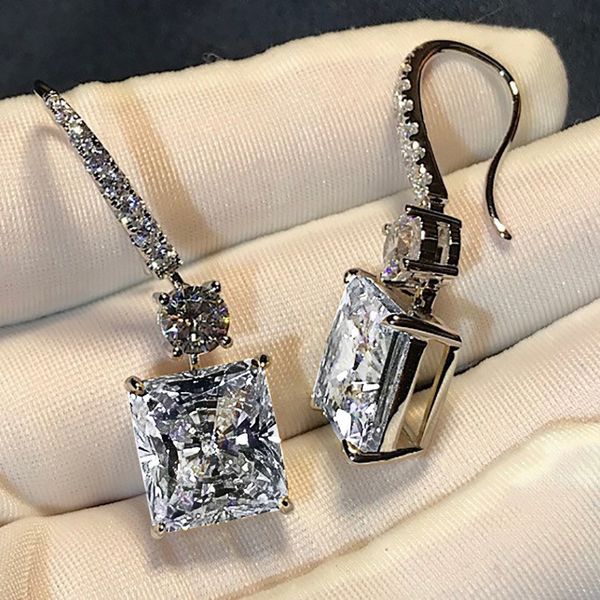 moissanite earrings 18k bright cut womens diamond dangle earrings jewelry fashion wedding engagement earrings for womens, Silver
moissanite earrings 18k bright cut womens diamond dangle earrings jewelry fashion wedding engagement earrings for womens, Silver
