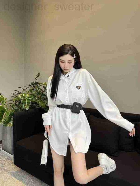 women's blouses & shirts designer23 spring and summer new fashionable classic triangle casual loose versatile thin shirt (with waist ba, White
women's blouses & shirts designer23 spring and summer new fashionable classic triangle casual loose versatile thin shirt (with waist ba, White