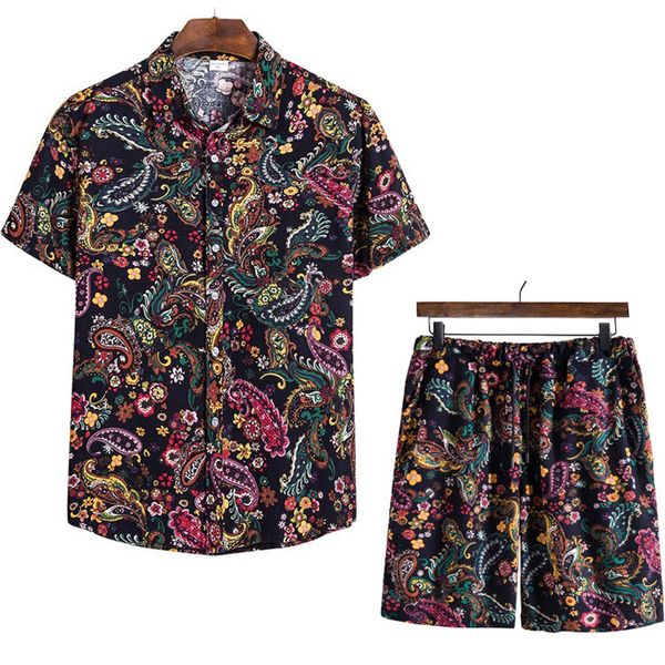 mens tracksuits paisley sets short sleeve summer casual aloha shirt suit print hawaiian beach shorts set oversize streetwear 13 colors 23022, Gray
mens tracksuits paisley sets short sleeve summer casual aloha shirt suit print hawaiian beach shorts set oversize streetwear 13 colors 23022, Gray