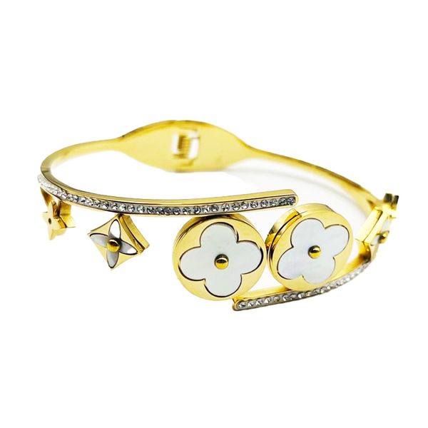 gold chain bracelet womens luxury designer fashion five-flower bracelet simple rose gold bracelet versatile popular open bracelet wholesale, Black
gold chain bracelet womens luxury designer fashion five-flower bracelet simple rose gold bracelet versatile popular open bracelet wholesale, Black