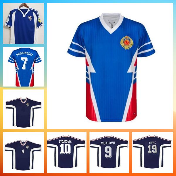 1990 1991 1998 2000 yugoslavia retro soccer jerseys 98 00 mijatovic mihajlovic stankovic jugovic stojkovic savicevic vintage classic footbal, Black;yellow
1990 1991 1998 2000 yugoslavia retro soccer jerseys 98 00 mijatovic mihajlovic stankovic jugovic stojkovic savicevic vintage classic footbal, Black;yellow