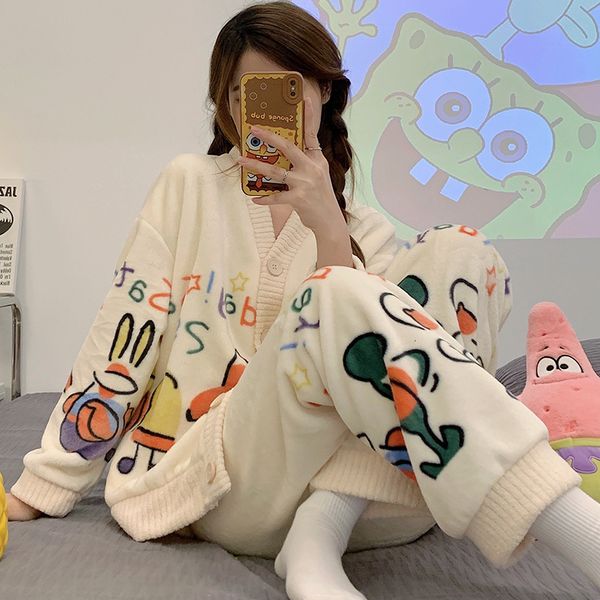 womens sleepwear winter flannel pyjamas cartoon long sleeve coral fleece warm wear women pajamas animal sets 230228, Black;red
womens sleepwear winter flannel pyjamas cartoon long sleeve coral fleece warm wear women pajamas animal sets 230228, Black;red