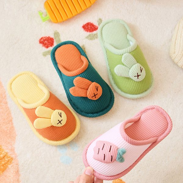 slipper children cotton home slippers light weight soft non-slip kids cartoon rabbit slippers for boys indoor slides girls house shoes 23030, Black;grey
slipper children cotton home slippers light weight soft non-slip kids cartoon rabbit slippers for boys indoor slides girls house shoes 23030, Black;grey