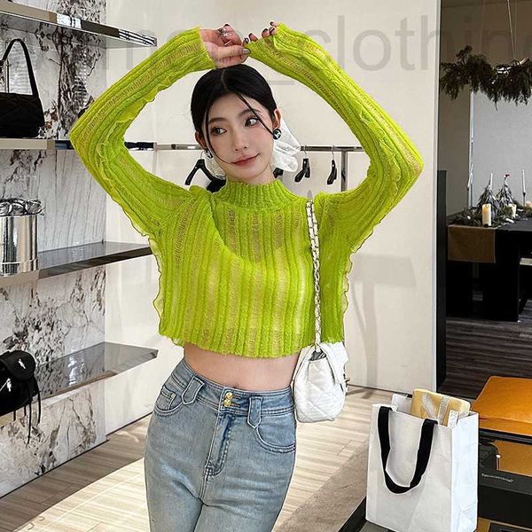 women's t-shirt designer the correct version 2023 early spring new small standing collar slim knit air conditioning shirt sun protectio, White
women's t-shirt designer the correct version 2023 early spring new small standing collar slim knit air conditioning shirt sun protectio, White
