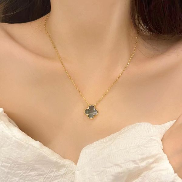 van clover necklace designer pendant necklaces gold black blue white pink red green stone sweet flower 15mm 4 leaf choker necklace, Silver
van clover necklace designer pendant necklaces gold black blue white pink red green stone sweet flower 15mm 4 leaf choker necklace, Silver